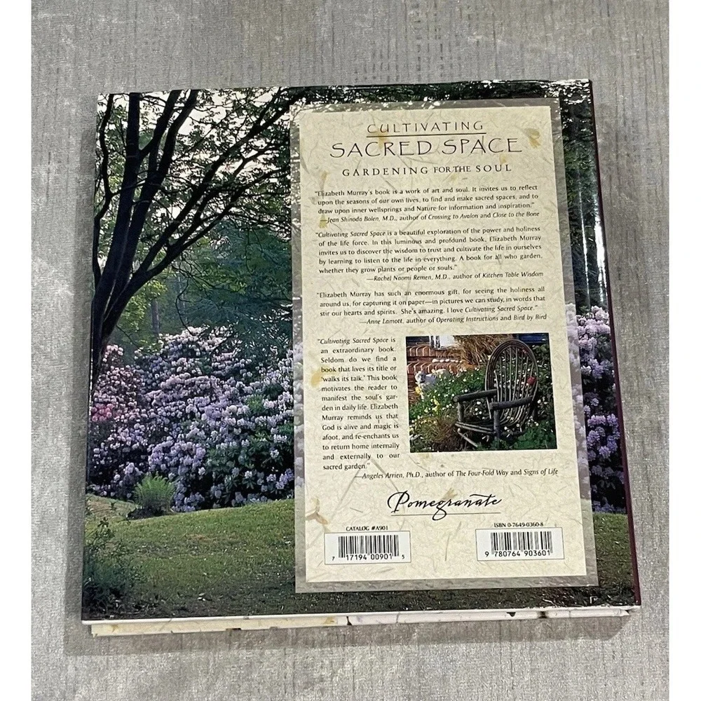 Cultivating Sacred Space: Gardening for the Soul by E. Murray 1997 HC DJ First E